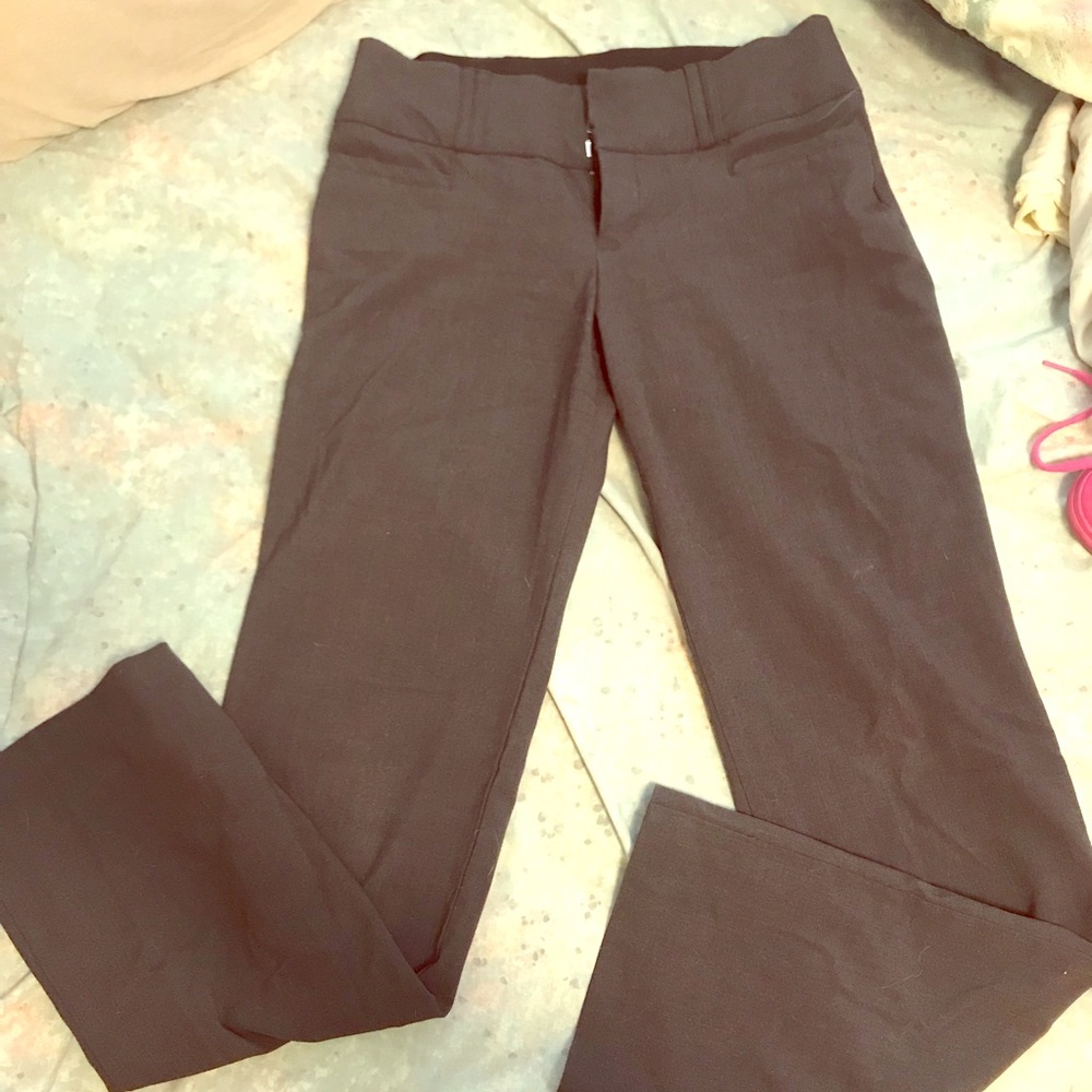 Grey stretchy slacks